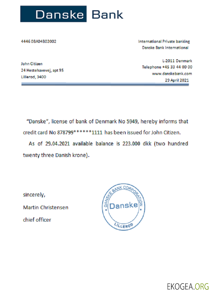 Danemark , Danskebank , reference